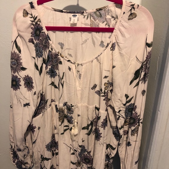 Old Navy floral blouse - Picture 1 of 2